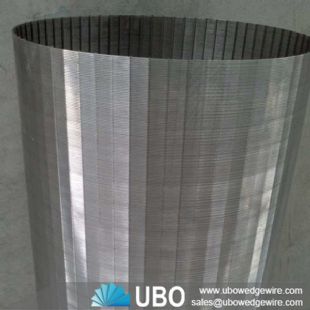 Stainless Steel Wedge Wire Wedge Wire water well screen pipe