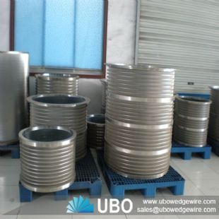 Stainless Steel Wedge Wire Screen Basket Cylinder