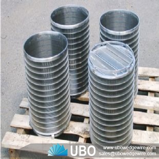 stainless steel welded wedge wire screen cylinders