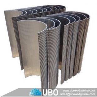 304 wedge wire curve screen panel for filtration