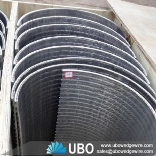 304 wedge wire curve screen panel for filtration