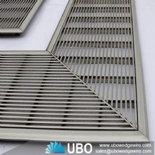 stainless steel wedge wire heel guard grating