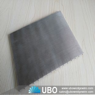 flat wedge wire panel