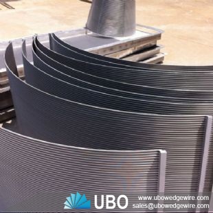 stainless steel wedge wire curve screen for food processing