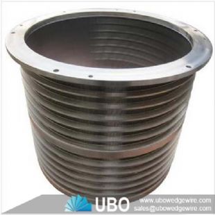 Stainless steel  v shap wire screen basket for paper mills