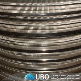 Stainless steel  v shap wire screen basket for paper mills