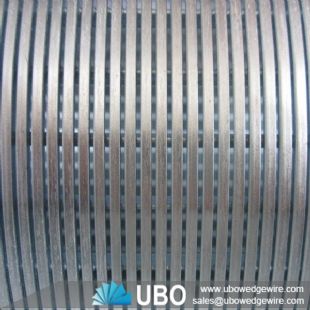 wedge wire v shap screen tube for filtration