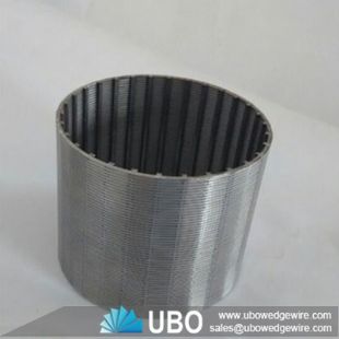 Stainless steel v shap wedge wire screen cylinder