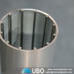 low carbon stainless steel wedge V wire pipe