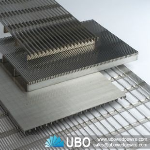 flat wedge wire screen panel for industry filter