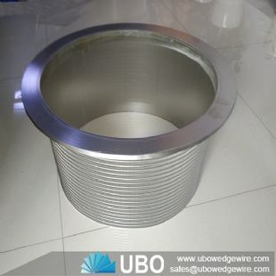 V-wire separator screen cylinder basket
