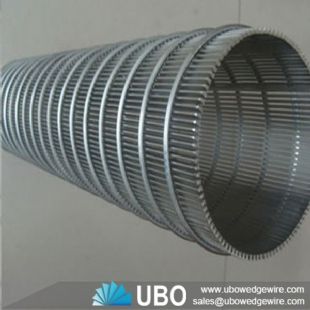 SS tubular slot screens for water treatment