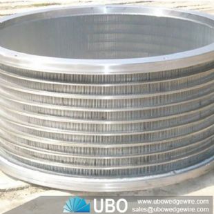 V-wire pressure screen slotted basket