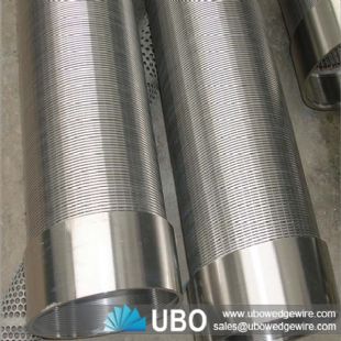Well drilling stainless steel wedge wire screen tube