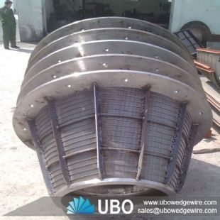 wedge wire filter strainer baskets for fiber retention