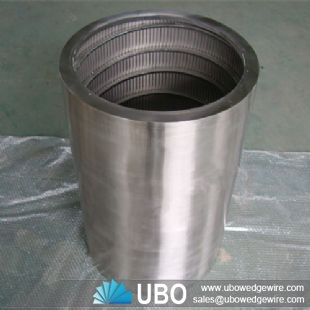 304 stainless steel wedge wire well screen cylinder