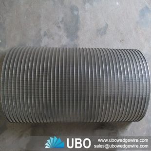 Wedge wire curve screen panel for food procesing