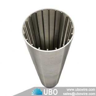 Stainless steel wedge wire screen for filtration