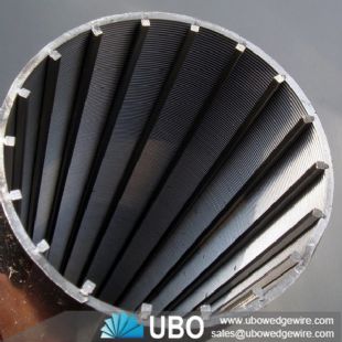 Wedge v wire cylinder screen for Industrial