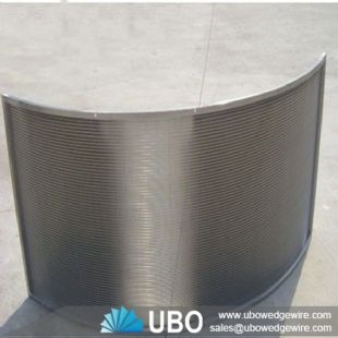 Wedge Wire Parabolic Screen Panel for Aquaculture