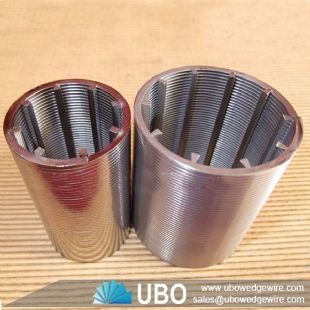 Stainless steel Wedge Wire strainer wedge wrap wire screen pipe