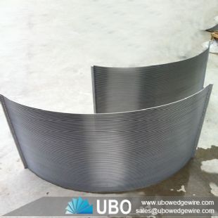 stainless steel wedge wire sieve bend screen panel for sugar processsing