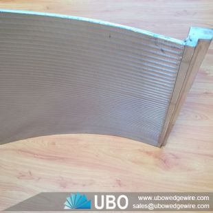 stainless steel wedge wire sieve bend screen panel for sugar processsing