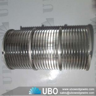 SS Wedge v wire wrapped screen pipe for wastewater treatment