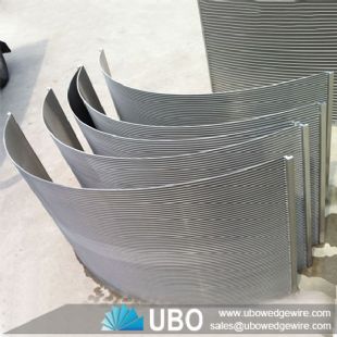 Stainless Steel Wedge Wire Cross Flow Sieve Bend Screens