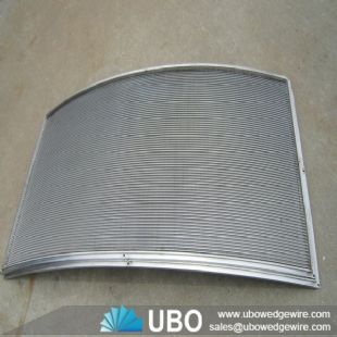 Stainless Steel Wedge Wire Cross Flow Sieve Bend Screens