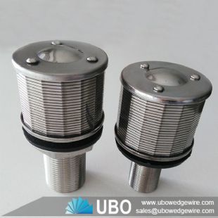 Wedge v wire filter nozzle screen strainer