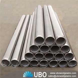 Stainless steel Wedge Wire welded v wire water well screen pipe