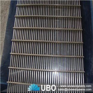 V shapped slot wire wedge wire screen panel for waste water treatment