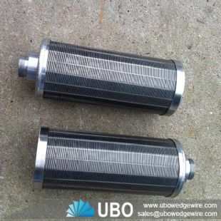 Wedge Wrapped Wire Screen Cylinder Filter Strainer for Water Well