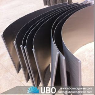 Wedge Wire wedge v wire sieve bend curved screen plate for food processing