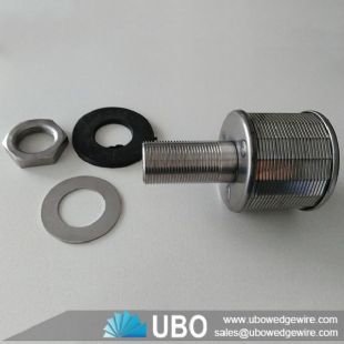 Johnson type wedge wire filter nozzle strainer used for water filtration system