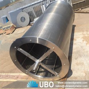 Wedge Wire rotary sieve screen cylinder rotating sieve screens