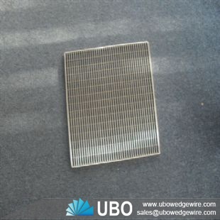 wedge wire screen plate for liquid filter
