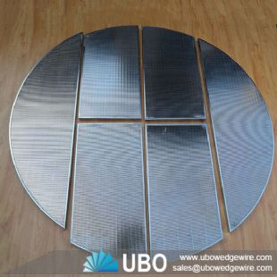 Stainless steel wedge wire round type lauter tun sieve screen panel