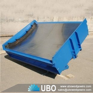 Mineral processing wedge wire welded sieve bend screen