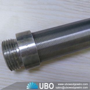 Wedge Wire wedge v wire screen slotted liner water filter tube