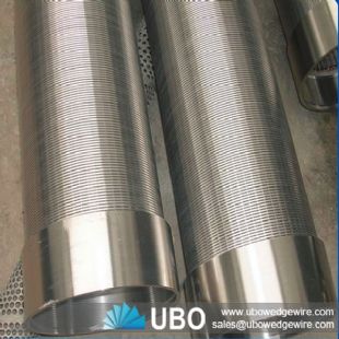 SS 304 316 V Slot Wedge Wire Pipe for Water Treatment