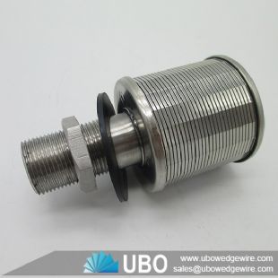 SS wedge wire screen sand filter nozzle for water treatment