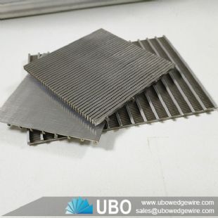 Water filter flat wedge wire screen plate