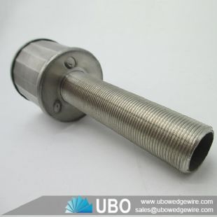 ss wedge wire wrapped Wedge Wire screen filter nozzle for water treatment