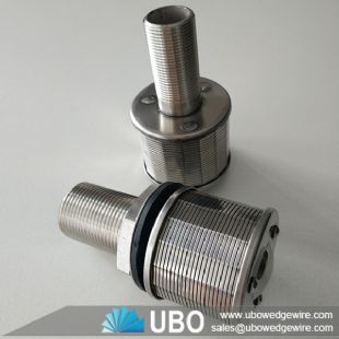 NPT thread water treatment Johnson type wedge wire filter nozzle strainer