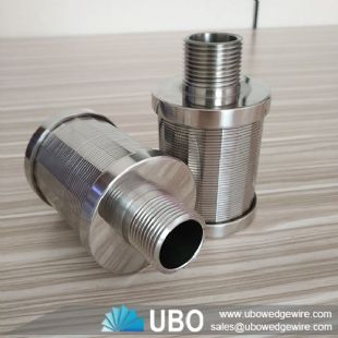 NPT thread water treatment Wedge Wire type wedge wire filter nozzle strainer