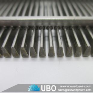 Stainless Steel flat wedge wire screen panel for waste water treatment