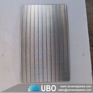 Wedge Wire profile v wire arc screen plate for waste water treatment equipment