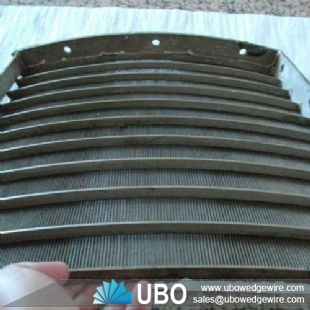 stainless steel vee wire sieve bend screen for coal dewatering